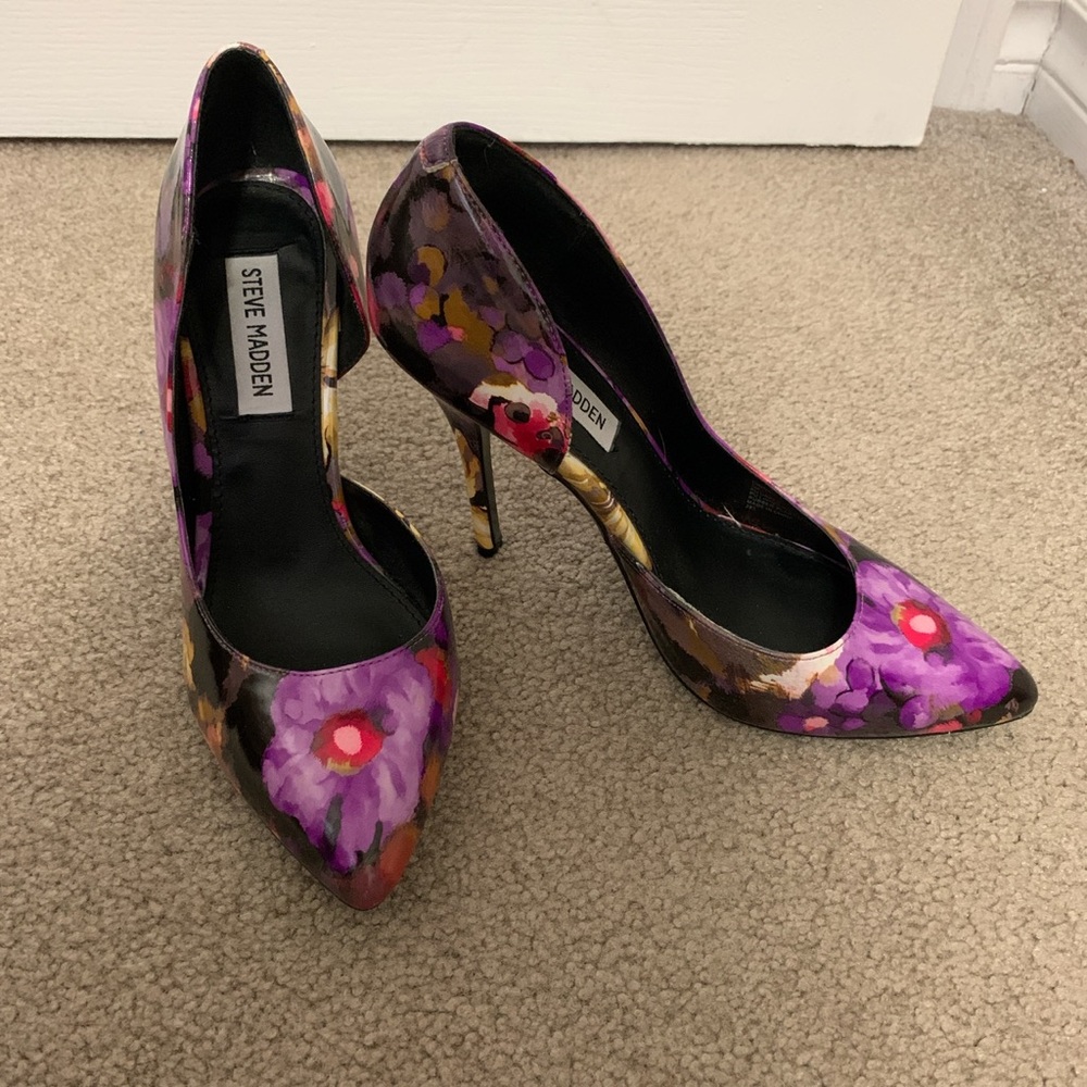 Steve Madden Floral Heels